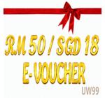 Credit Voucher RM50 / SGD 18